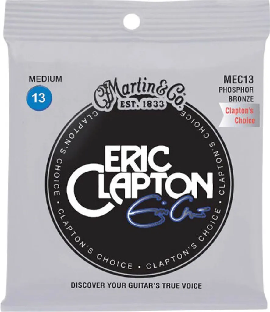 Jeu de Cordes Guitare Acoustique Martin MEC13 Phosphor Bronze Medium