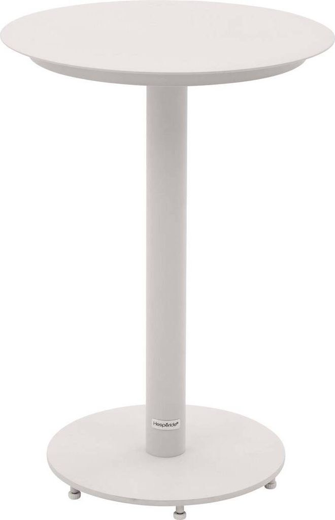 Runder gartenbeistelltisch "olimio" hafer 48 x 68cm aus aluminium - Hespéride