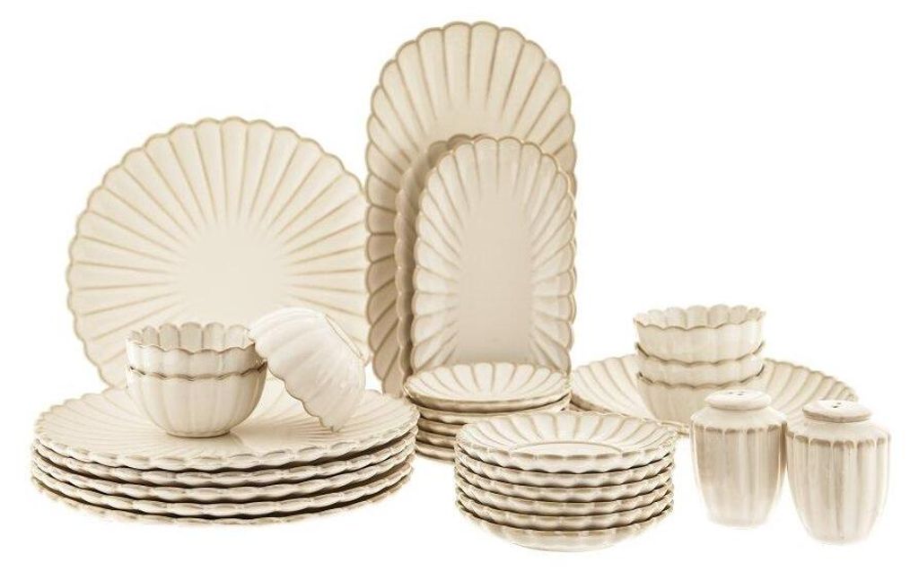 Service de petit-déjeuner Bloomy 31 pièces en porcelaine Image du produit 