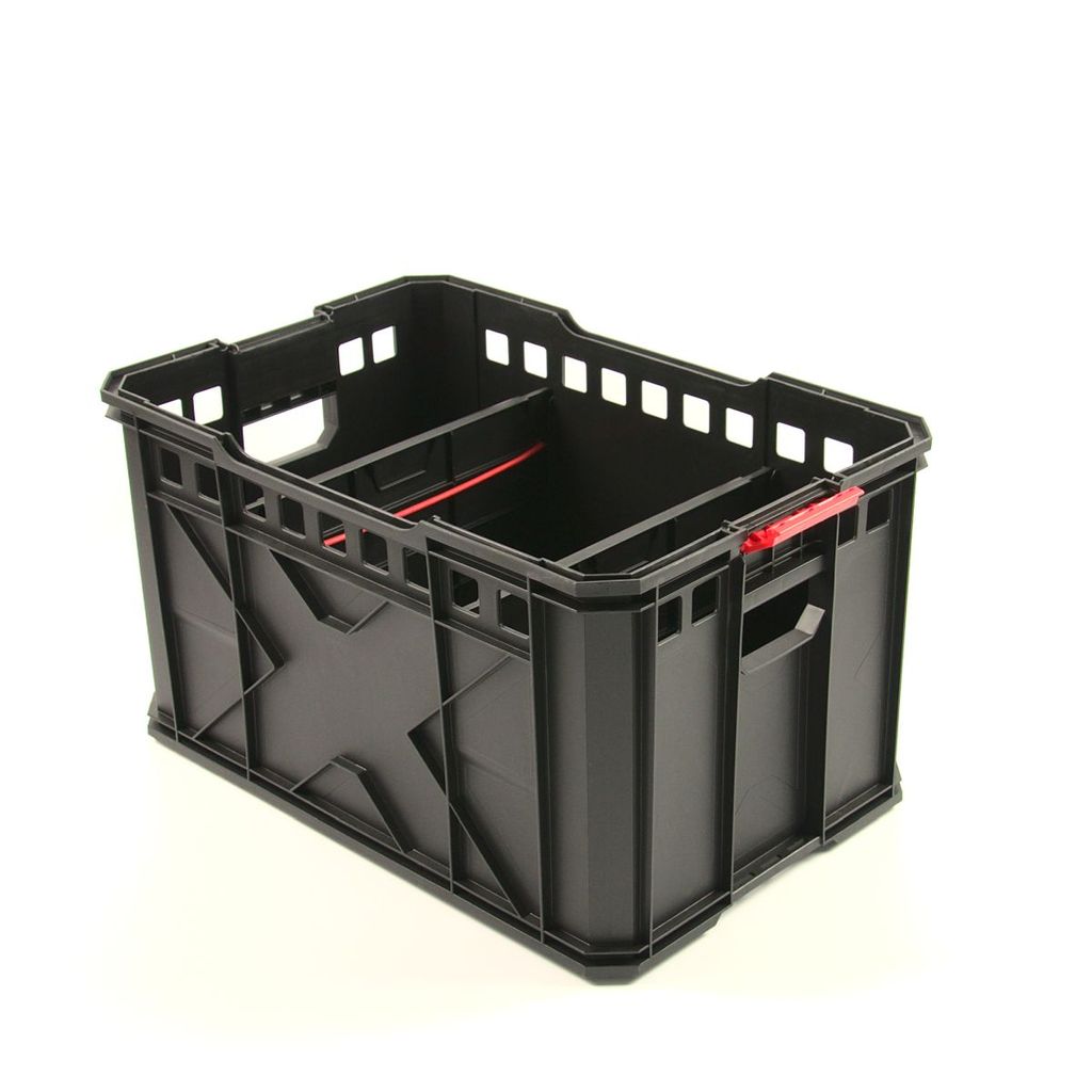 Modulkiste Lagerbox Stapelbox Werkzeugkiste Transportkiste mit Trennwänden 