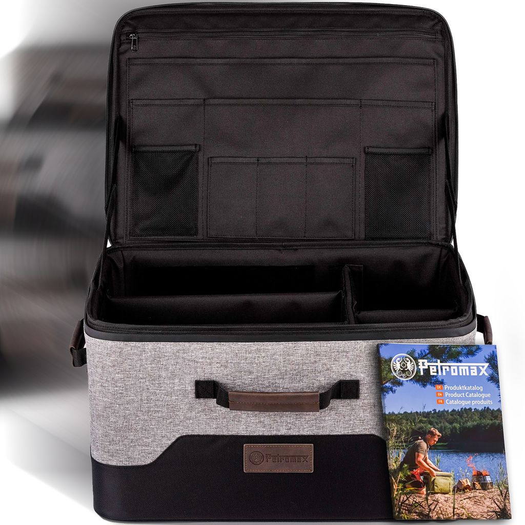 Petromax Aufbewahrungsbox Catago Box 50 Campingbox Organizer (Set-Angebot), Hochwertige Aufbewahrungs- und Transportlösung
