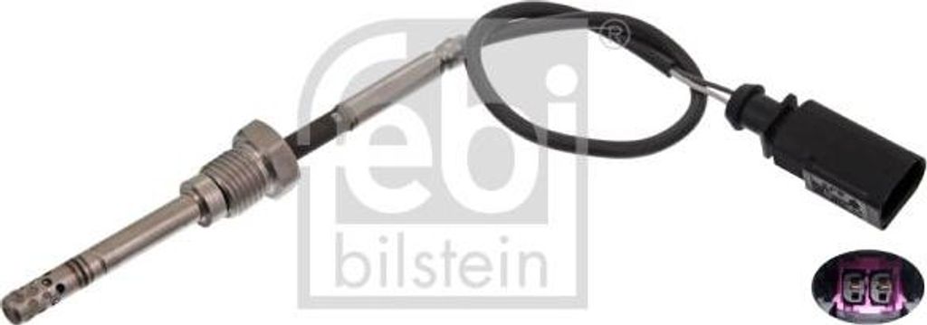 FEBI BILSTEIN 49279 Abgastemperatursensor OE 03L906088D kompatibel mit Exeo, Q5, A5 8T, A5 8F, A4 8K