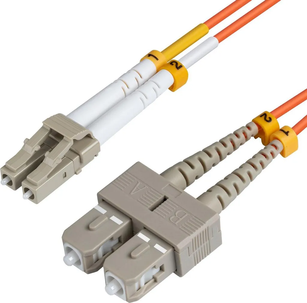 Patch Cable Fibra Ottica OM3 LC-SC Duplex - MicroConnect LSZH 50/125