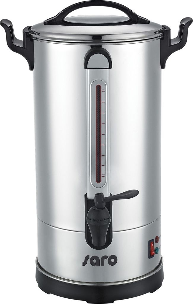 SARO Kaffeemaschine mit Rundfilter Modell CAPPONO 40 Kaffeemaschine, Edelstahl, Zapfhahn, Peilglas, Kaffee, Büro, Hotel, Café, Altenheim