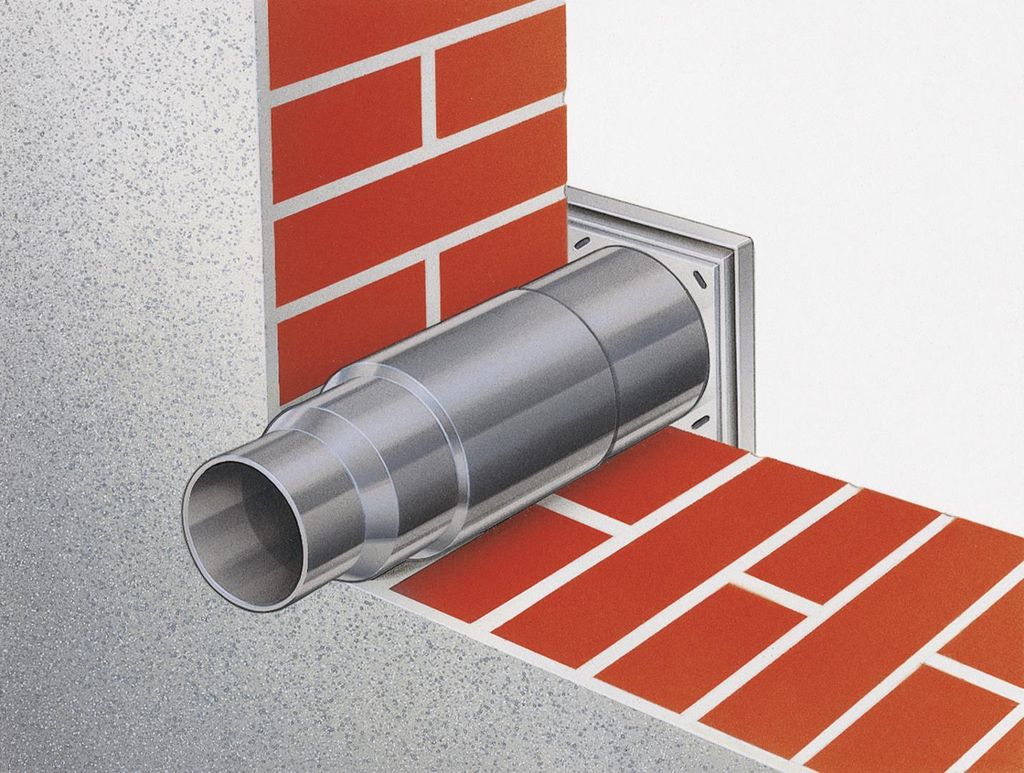 Helios TMK 100 Teleskop-Mauerkasten für Wanddurchführung, DN 100