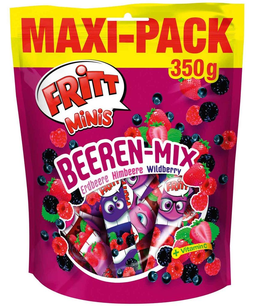 FRITT 331241 FRITT Minis Beeren-Mix Fruchtgummi 350,0 g, 1 Imagen del producto 