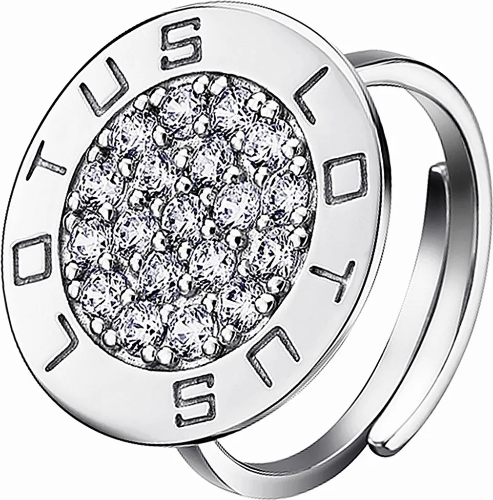 Bague Femme Argent 925 Rhodié Lotus Silver LP1252-3/1 Cercle Brillant