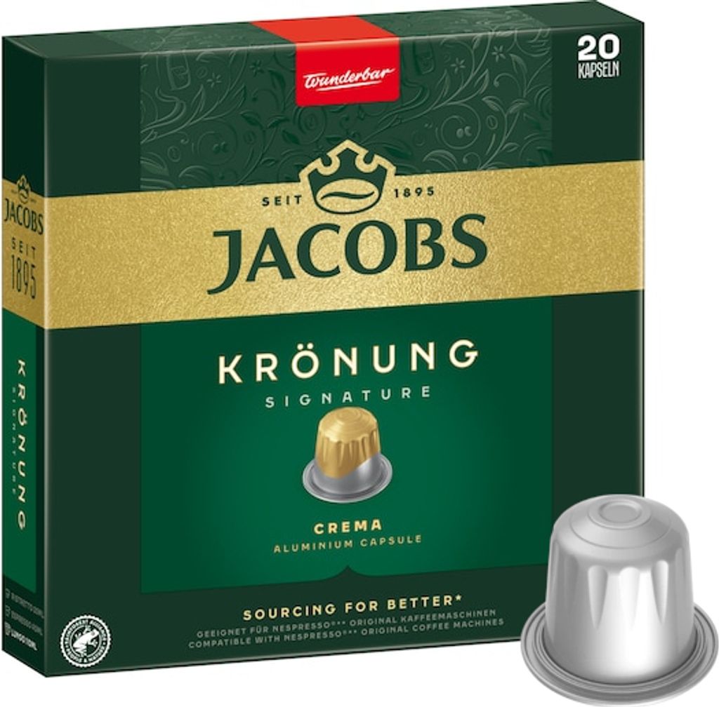 Jacobs 20 Kapseln Krönung Crema Zdjęcie produktu 3