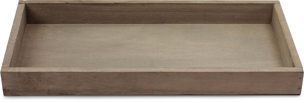 Holz Servier-Tablett rechteckig braun 50 x 16 cm als Deko-Tablett