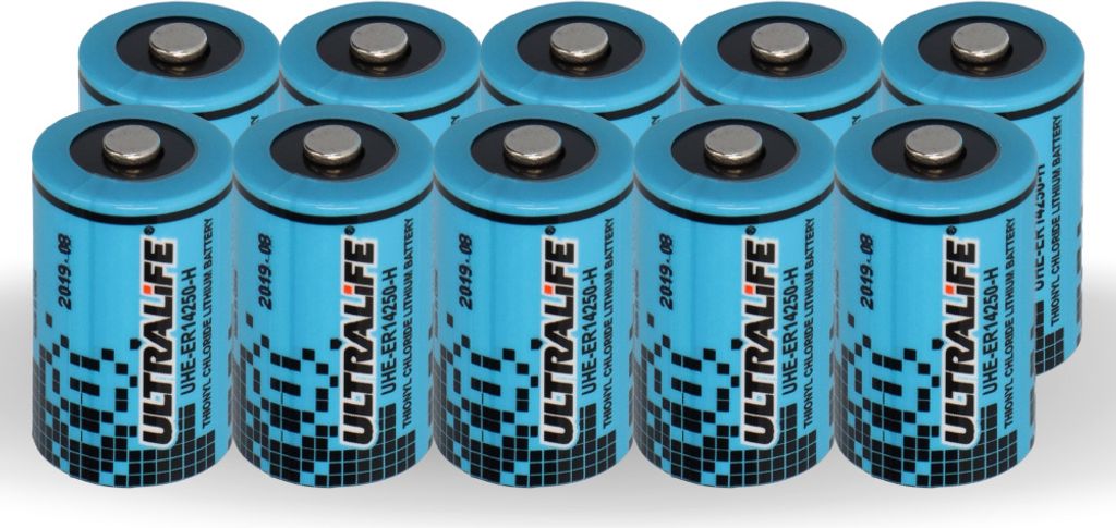 10x Ultralife Lithium 3,6V Batterie LS14250 1/2 AA UHE-ER14250