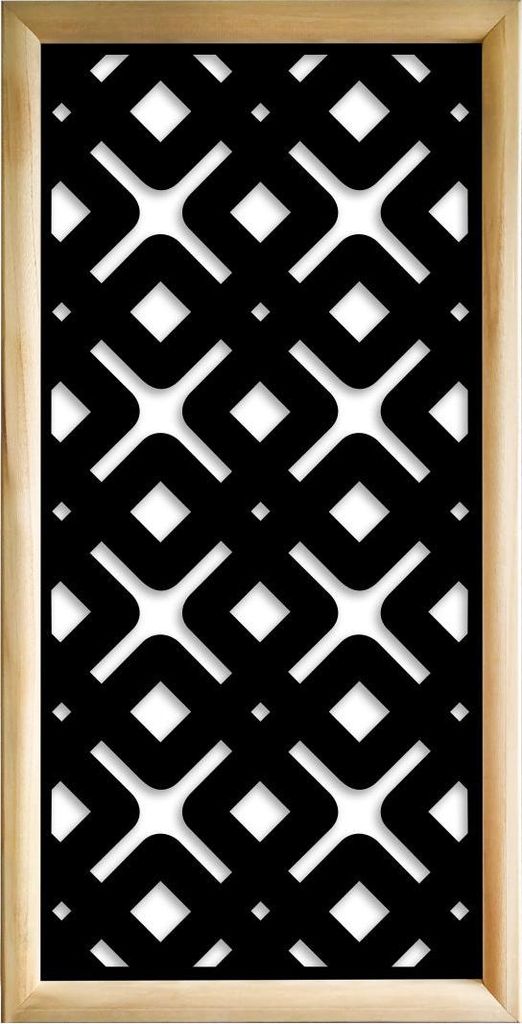 HORIZONTE - Moduli Decorativi in holz e PVC 47x94 cm schwarz