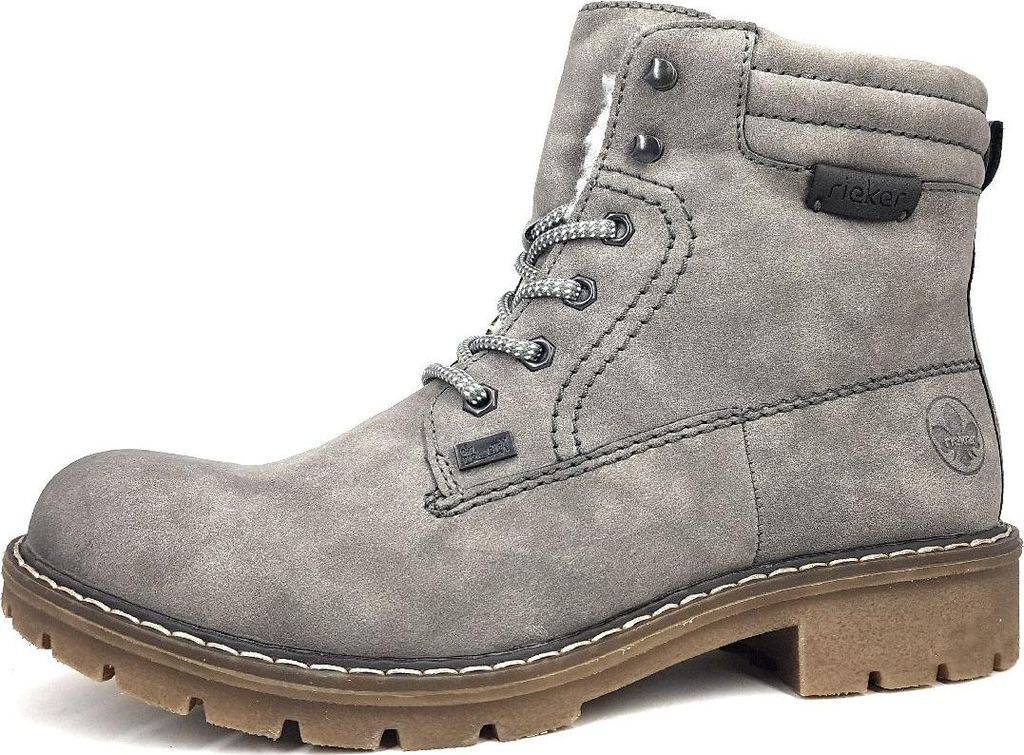 Rieker Merapi Damenschuhe Stiefel Schnürer Grau Freizeit Productafbeelding 