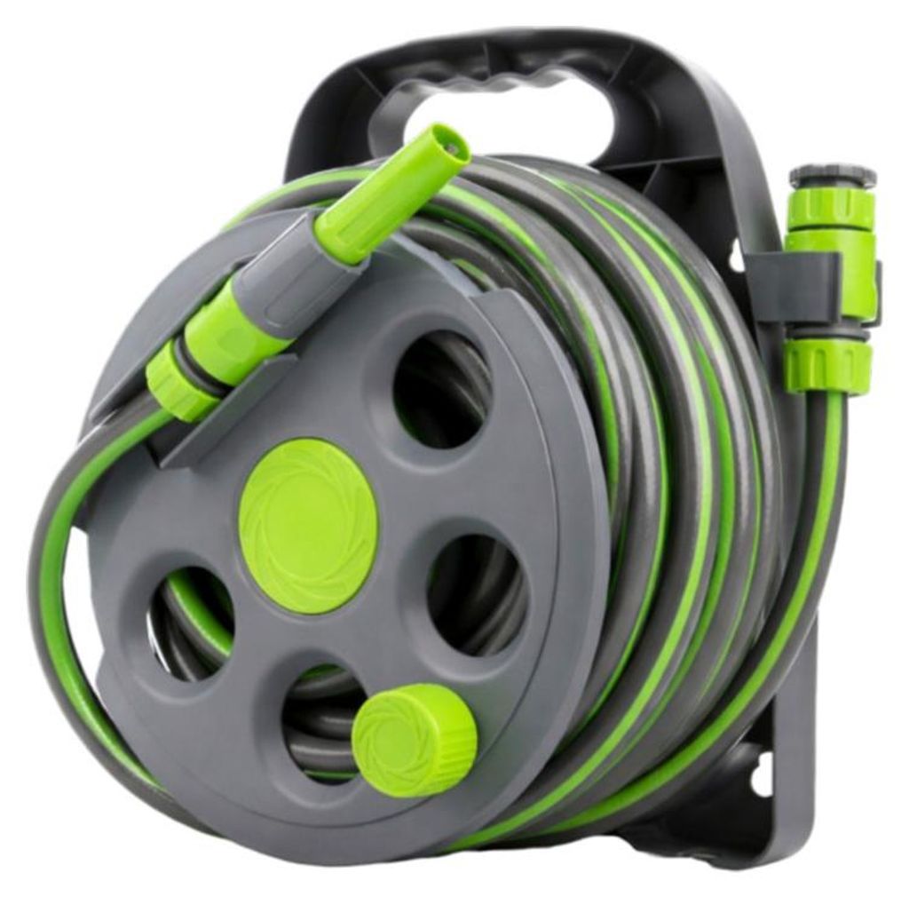 DIVODV 27903 Gartenschlauch mit Wandaufroller 1/2", Produktbild 