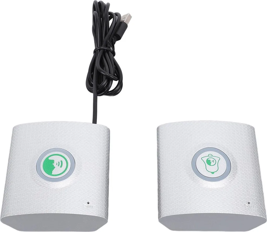 Sonnette Interphone sans Fil Argent Rechargeable USB - Modèle IX-720