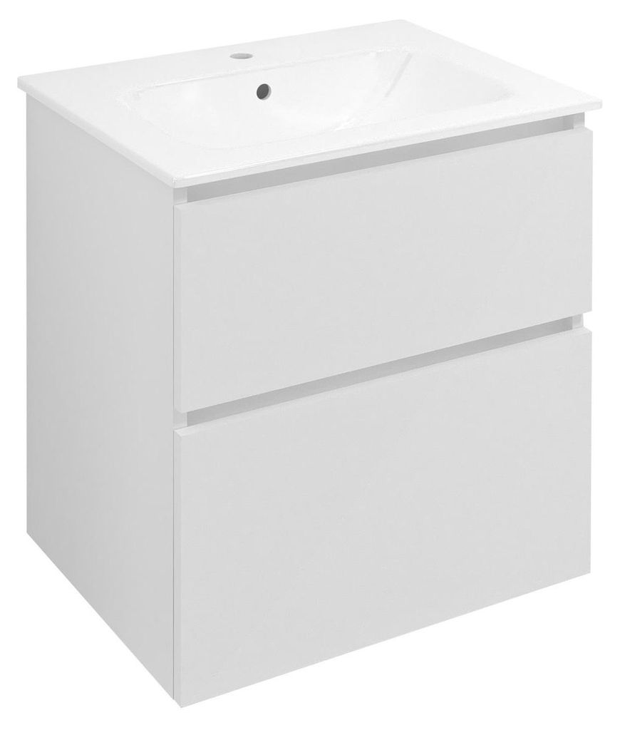 Sapho EZARA Unterschrank 59,2x64x46cm, weiß Glanz