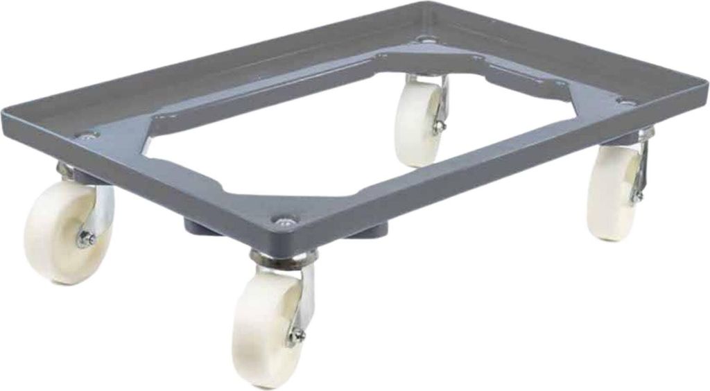 Transportroller für Euroboxen 60x40cm mit Kunststoffräder Produktbild 