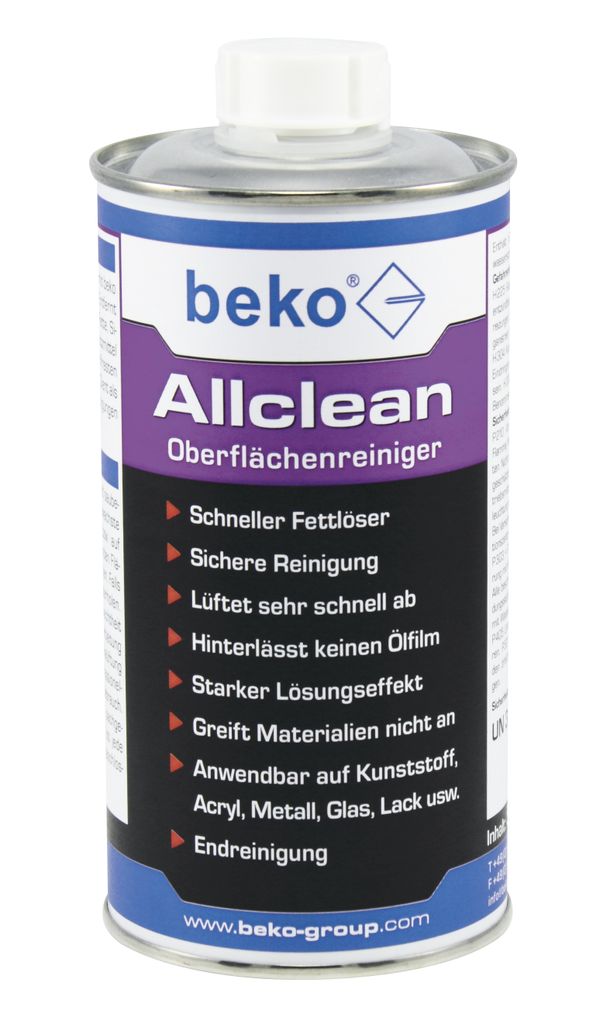 beko Allclean Oberflächenreiniger 500 ml 266 120 0500 Produktbild 