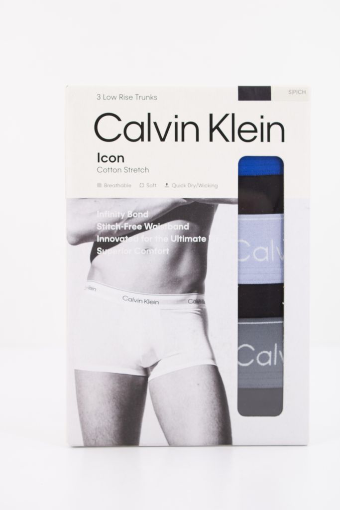 CALVIN KLEIN LOW RISE TRUNK 3PK Mehrfarbig