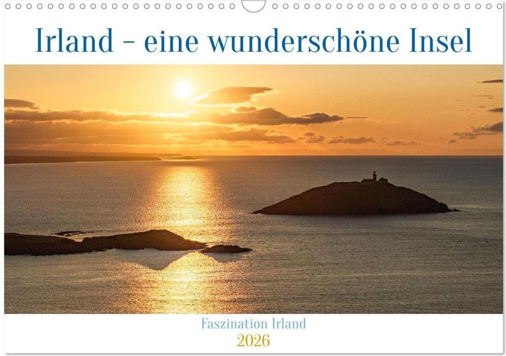 Irland - eine wunderschöne Insel (Wandkalender 2026 DIN A3 quer), CALVENDO Monatskalender