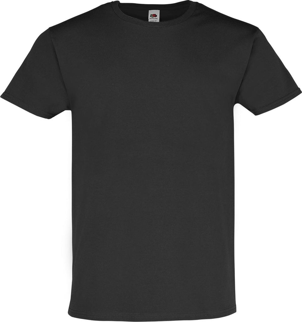 Fruit of the Loom ICONIC 195 RINGSPUN PREMIUM T Farbe: schwarz Größe: M
