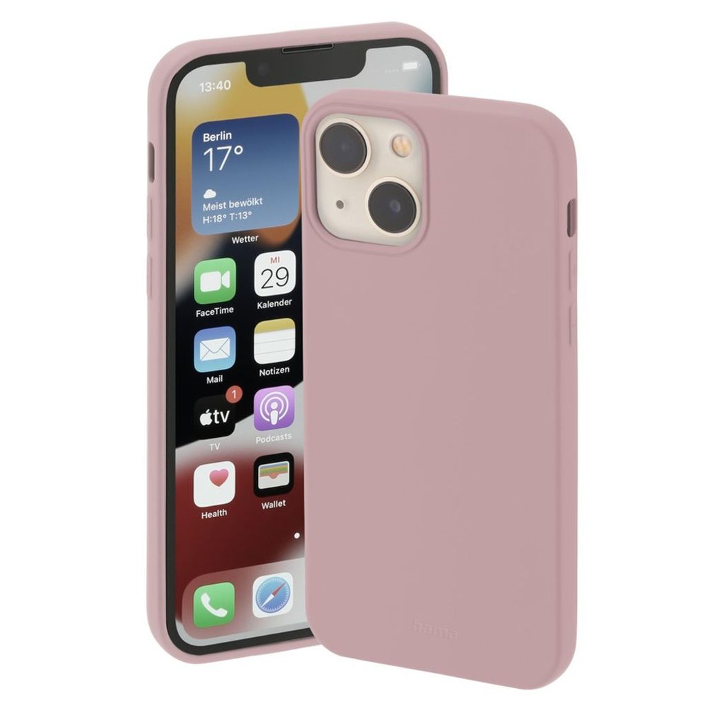 HAMA Finest Feel Cover Apple iPhone 14 Braun