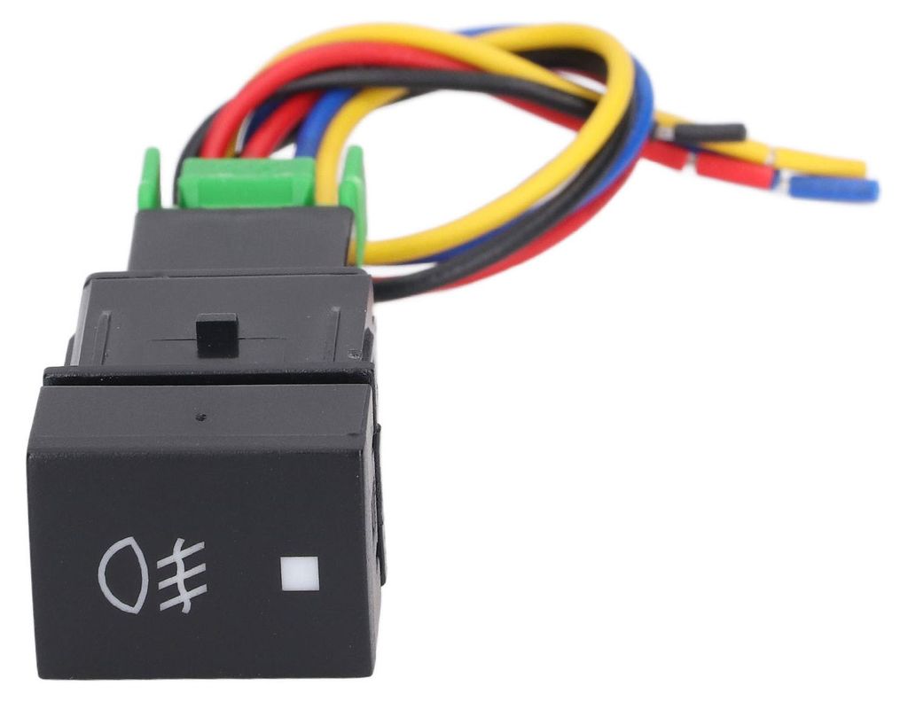 Nebelscheinwerferschalter ABS-Nebelscheinwerferlampenkabelbaum 10A 12V mit LED für Fahrzeugmodifikation