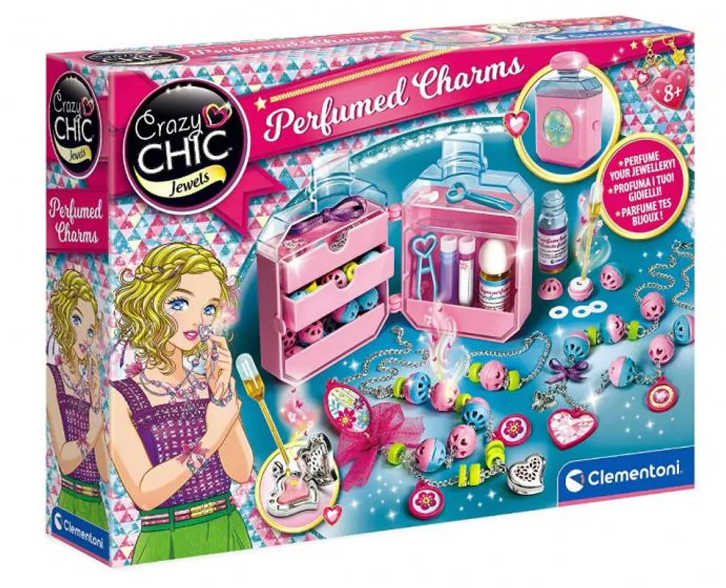 Activité Créative Crazy Chic Charms Parfumés - Bijoux Fille 7 Ans