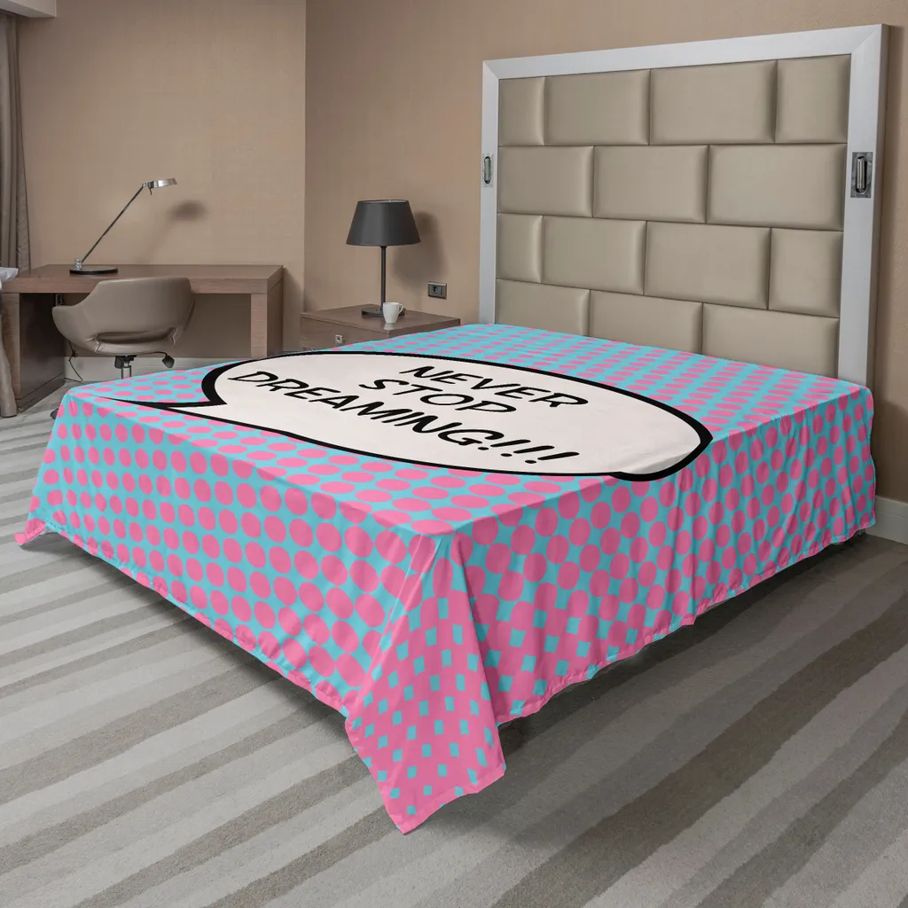 Lenzuolo Sopra Decorativo ABAKUHAUS 244x205 cm | Ipoallergenico Pop Art