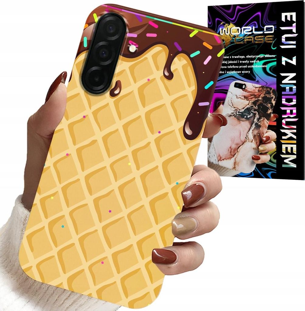 Hülle Für Samsung Galaxy A26 5G - Mit Schokoladenüberzogenem Waffelmotiv