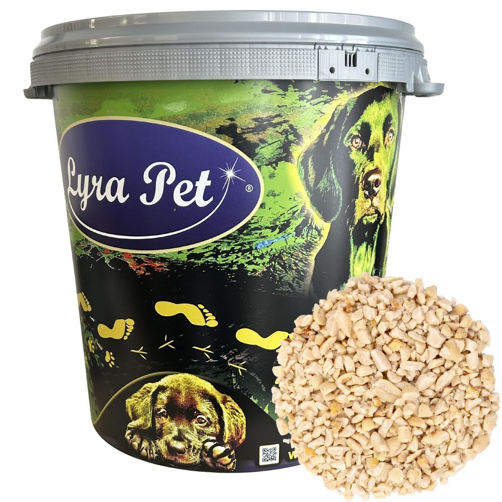 10 kg Lyra Pet® Erdnusskerne weiß gehackt HK Argentinien in Produktbild 