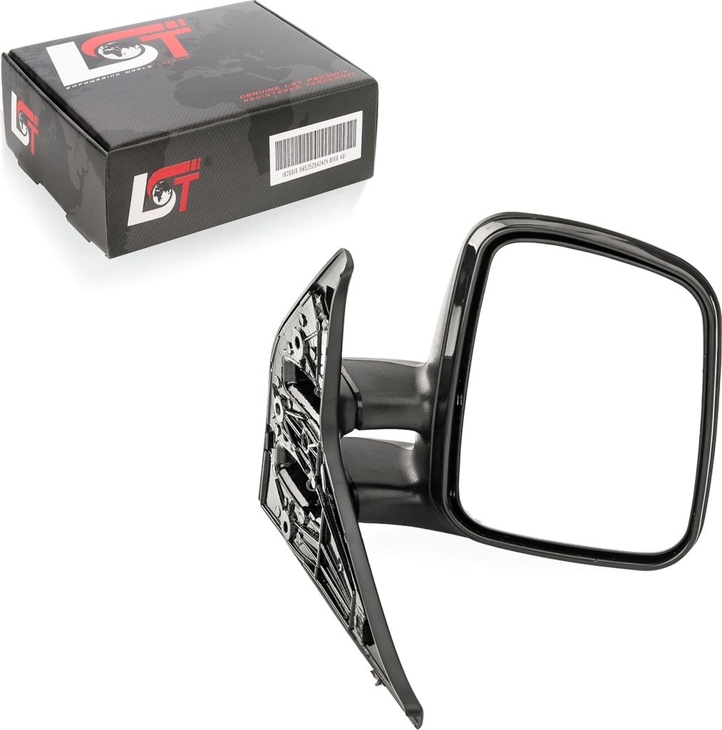 Seitenspiegel Glas konvex rechts manuell Außenspiegel für VW Transporter VI T4