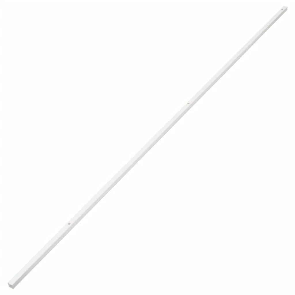 vidaXL Tubi Installazione 30x20 mm 10m PVC Canalina per Cavi Bianca