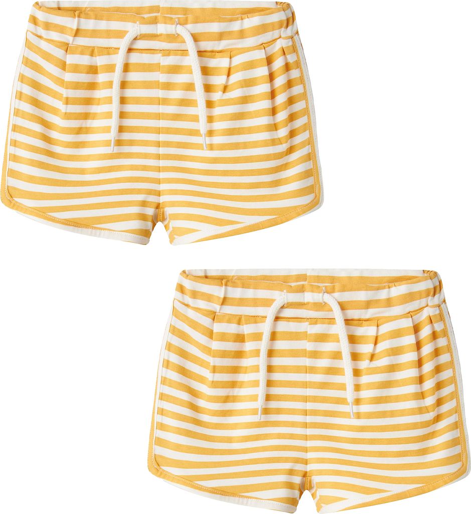 NAME IT Shorts 2er-Set verstellbarer Bund Seitentaschen Größe: