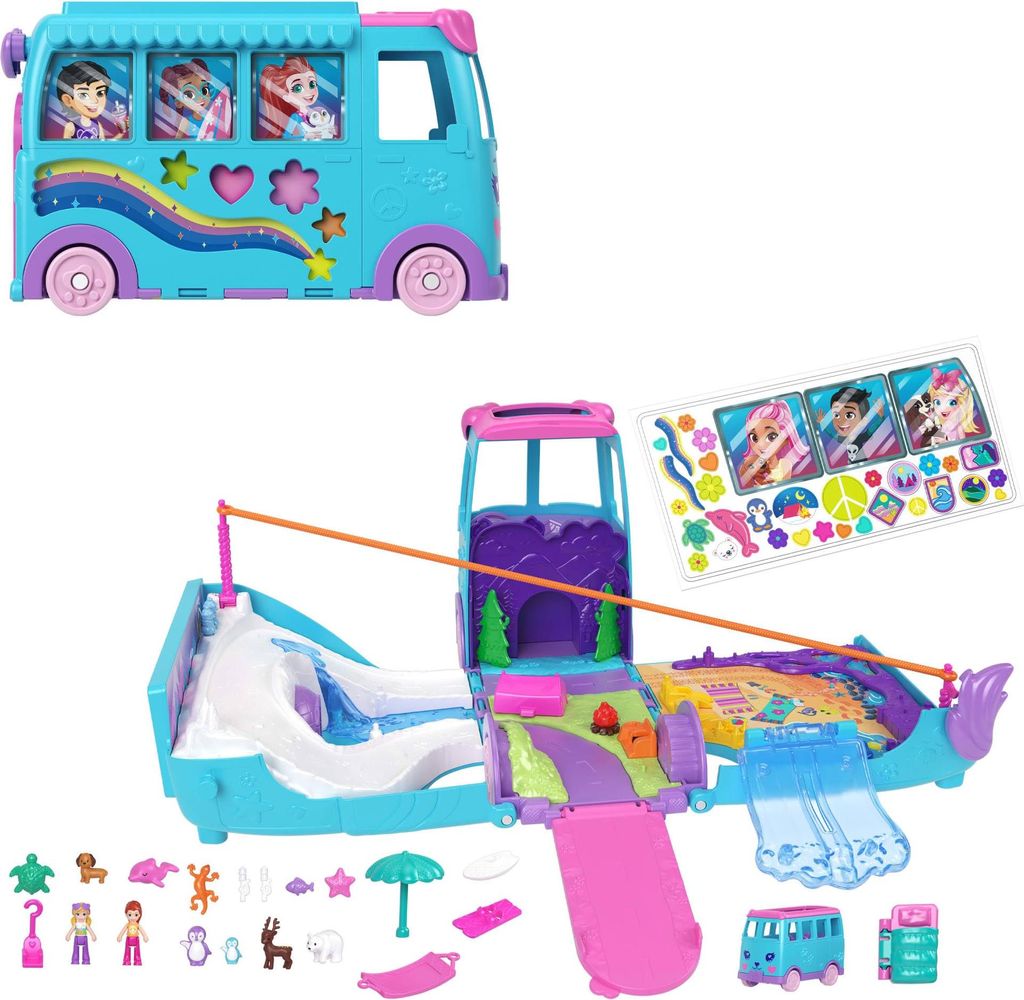 Polly Pocket Tierabenteuer-puppenspiel Blau Blau One Size