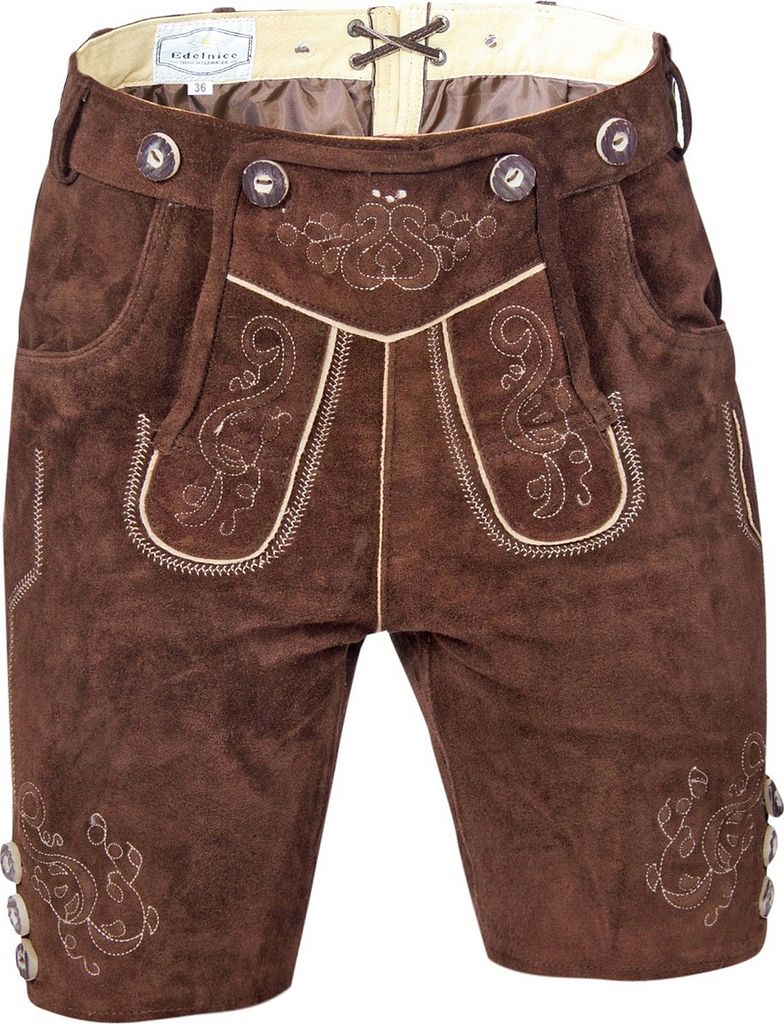 Edelnice Kurze Damen Lederhose 50