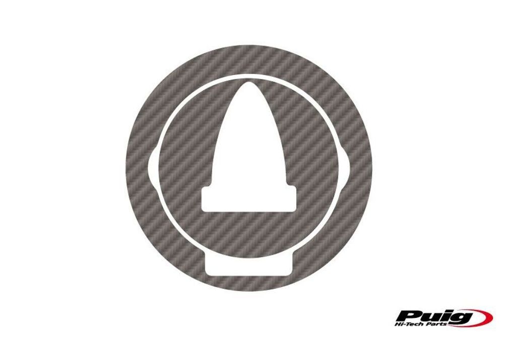 PUIG 8376C Tankdeckelschutz X-TREME passend fuer APRILIA RS125 Carbon look