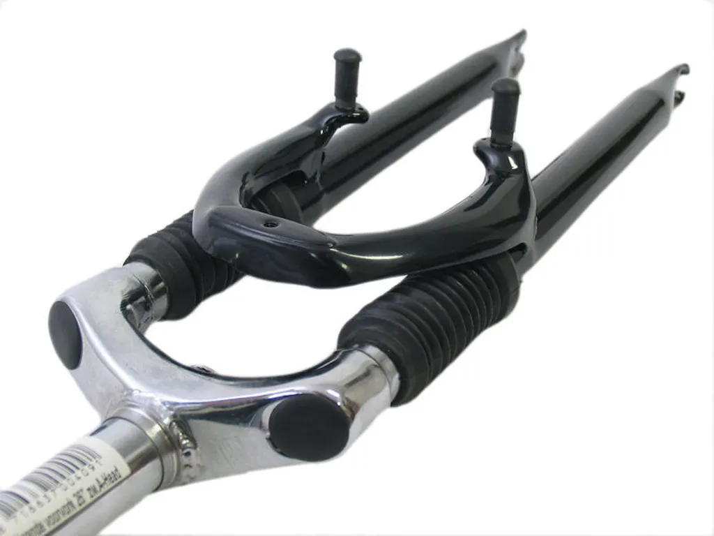 Ressort de Fourche VWP 26 Pouces ATB 1 1/8 Noir Argent Haute Résistance