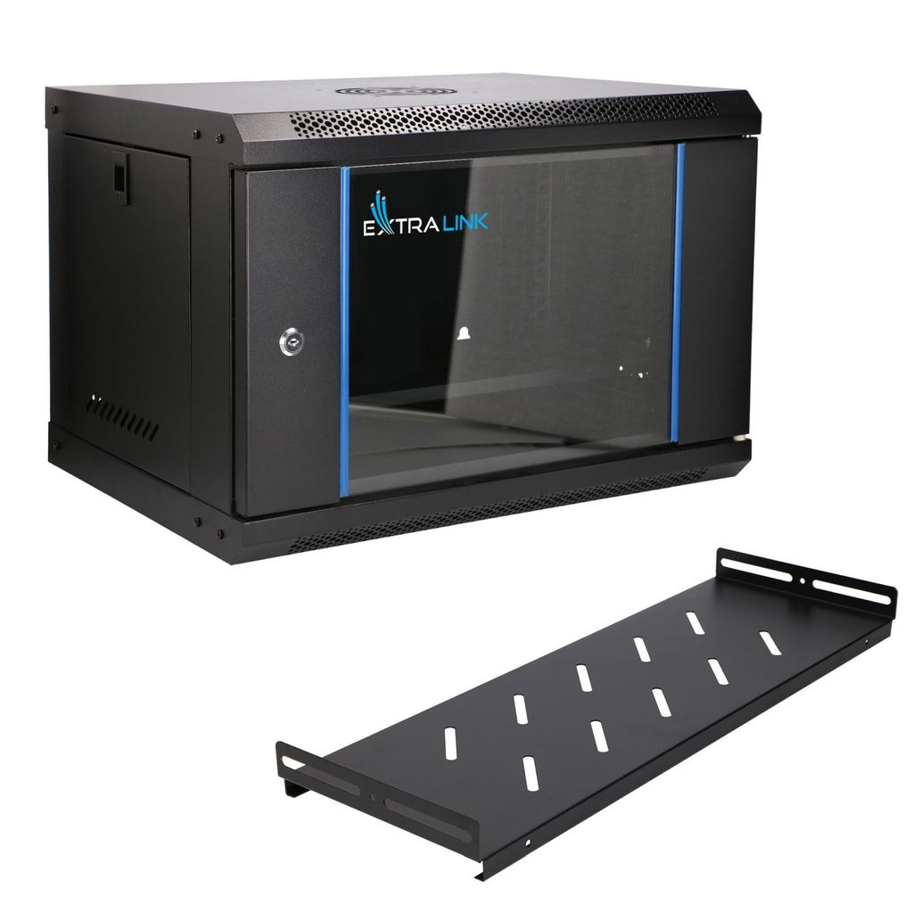 Extralink LITE 4U 530X400 WALL-MOUNTED RACKMOUNT CABINET Obrázok produktu 