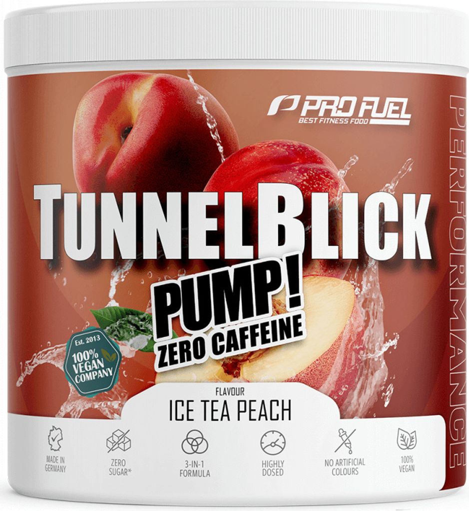 ProFuel Tunnelblick Pump! (440g) Ice Tea Peach - Pre-Workout - NO-Booster