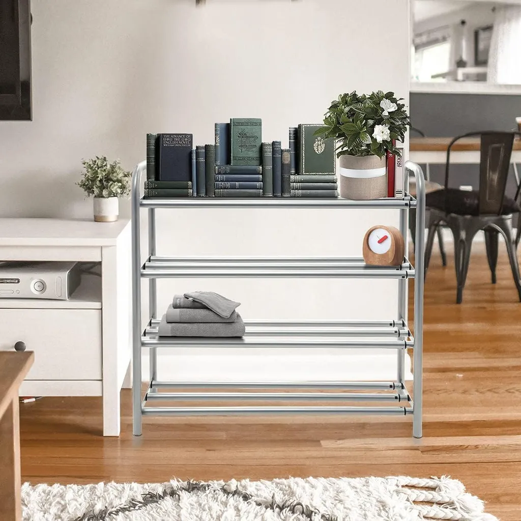 Meuble à chaussures peu encombrant extensible 4 niveaux antichoc - 2