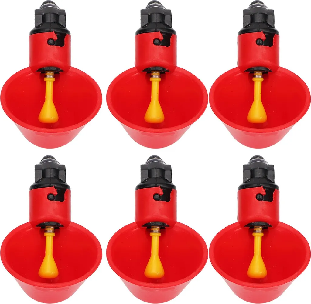 Set 6 Bicchieri Automatici per Polli: Sistema Abbeveraggio Professionale - 3