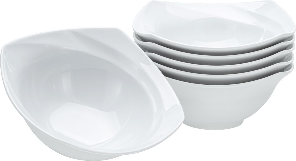 CreaTable, 13166, Celebration Weiss, Müslischalen 6-tlg, Produktbild 