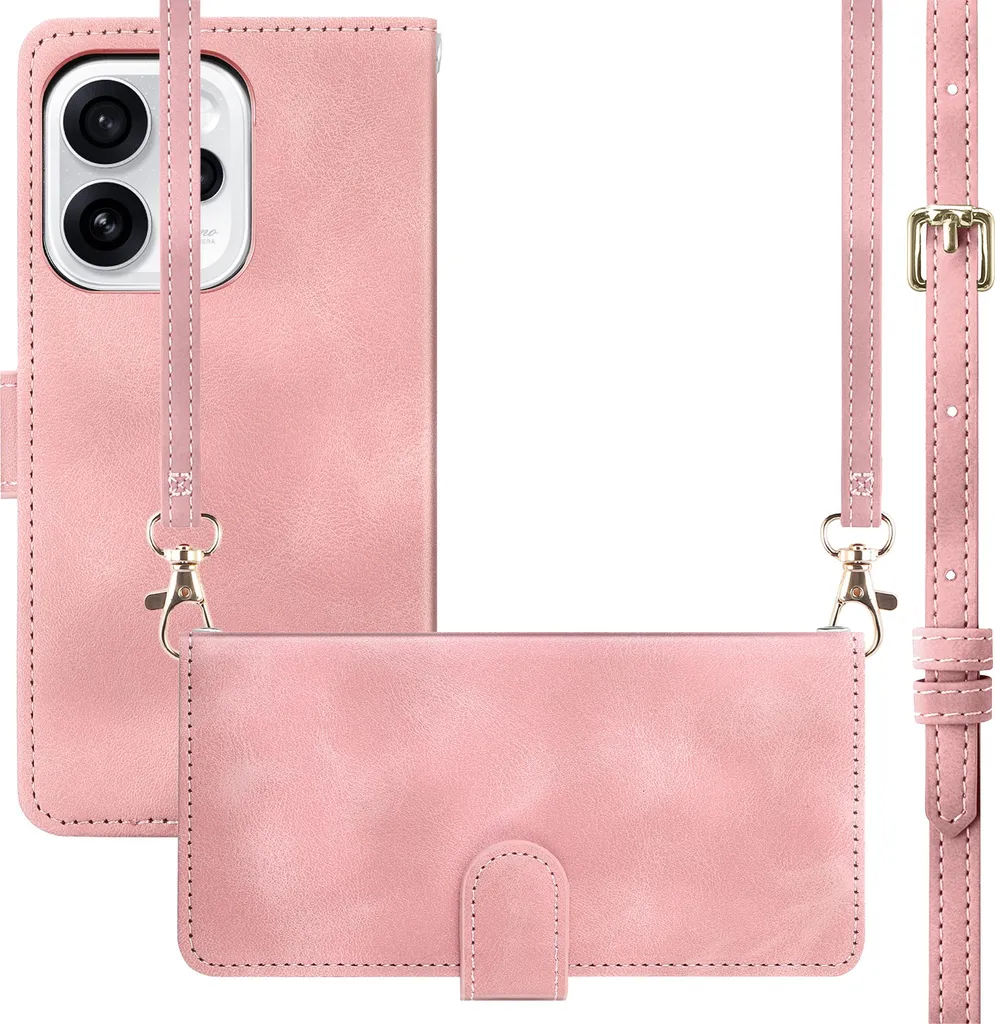 Cover Oppo Reno 15F Rosa imoshion: Accessorio Moda con Cordino Pratico
