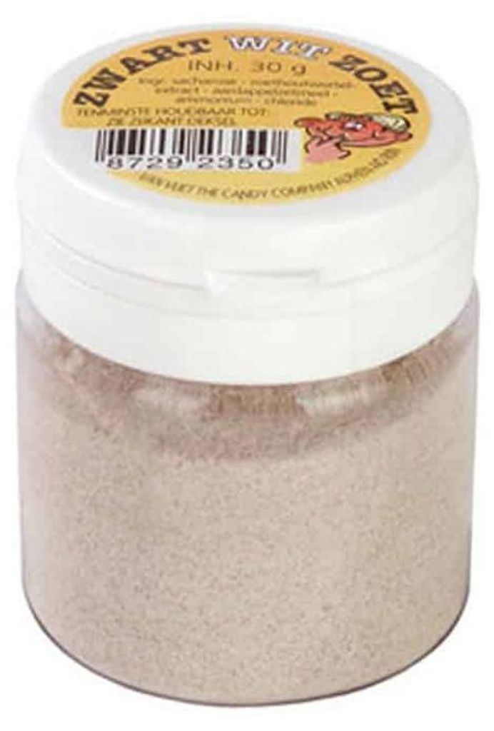 Original niederländisches Salmiakpulver 18er XXL-Pack süß Produktbild 