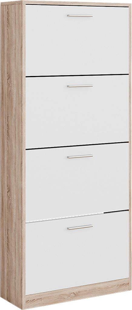 Wywrotka do butów Vicco Gizmo Sonoma/Biały 59 x 137 cm z 4 Zdjęcie produktu 