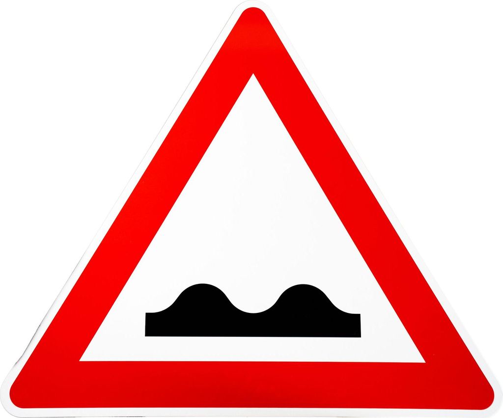 ORIGINAL Verkehrsschild Nr. 112 * Unebene Fahrbahn * nach Produktbild 