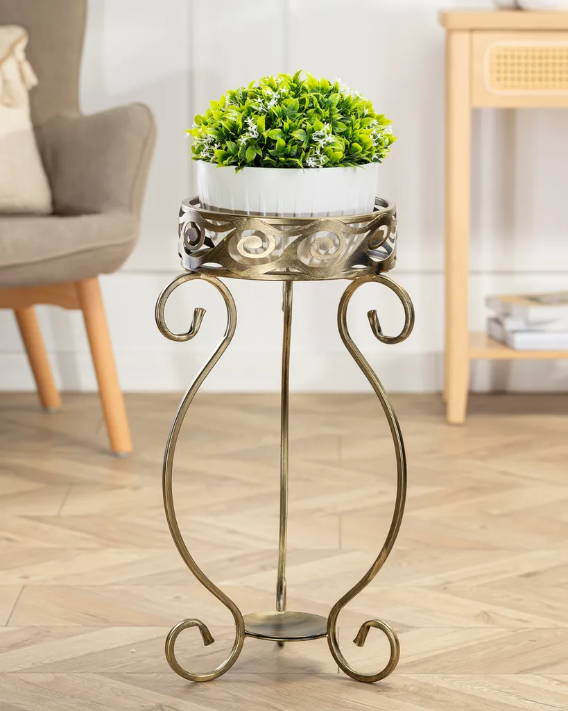 Panier à fleurs Fiorina en métal : Solution Déco pour Petits Espaces - 2