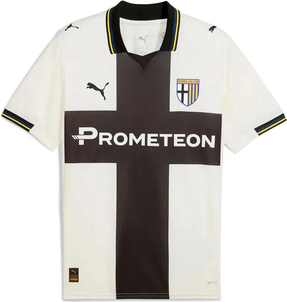 Puma Parma Calcio 25/26 Heim Kurzarm-t-shirt Weiß M Herren Produktbild 