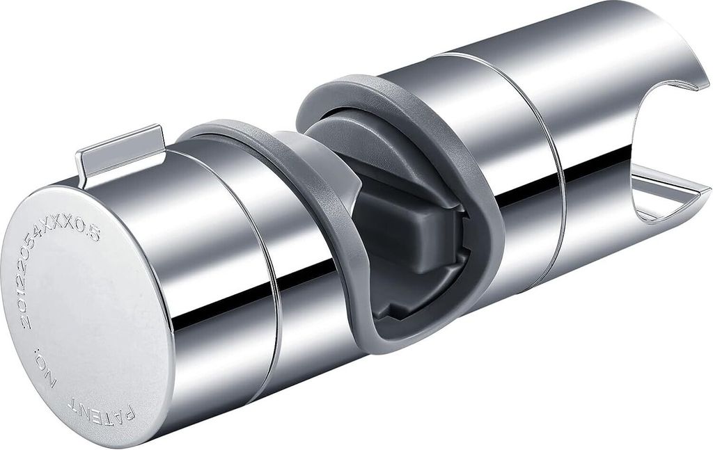 Joyoldelf Universal Handbrause Halterung, verstellbar Duschhalterung, 360° drehbar Brausehalter für Slide Bar 19-25 mm Außen Durchmesser, ABS Gr...