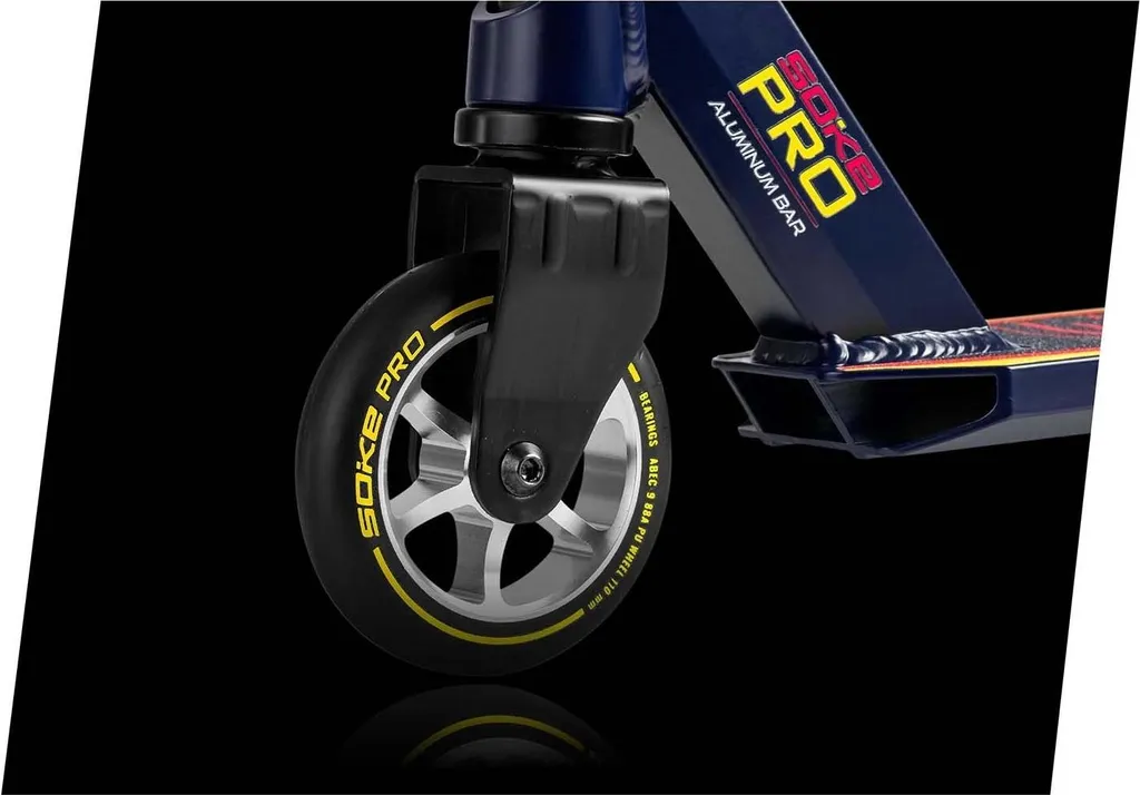 Vélo de cascade SOKE PRO Bleu/Rouge - BMX Freestyle Robuste et Léger